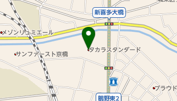 タカラスタンダード健康保険組合の地図画像