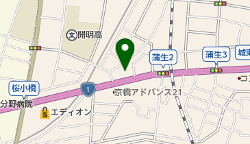 地域労組城北友愛会の地図画像