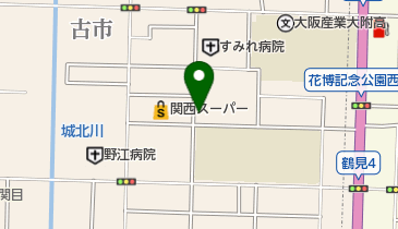 オッペン化粧品関目営業所の地図画像