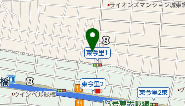 さのや化粧品店の地図画像