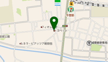 トヨタカローラ大阪株式会社 城東しぎの店の地図画像