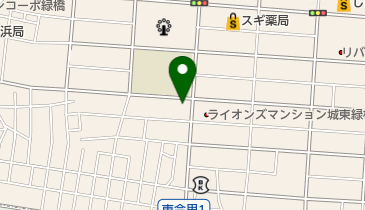 よつば針灸整骨院の地図画像