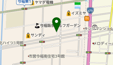 井上惣菜店の地図画像