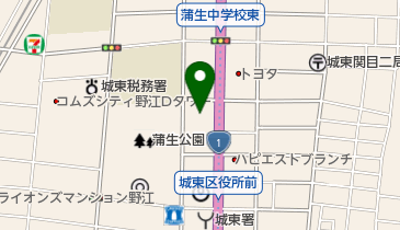 アルプス動物病院の地図画像