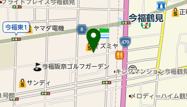 PACE美容室の地図画像