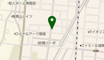 五味理容所の地図画像