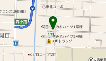 福すしの地図画像