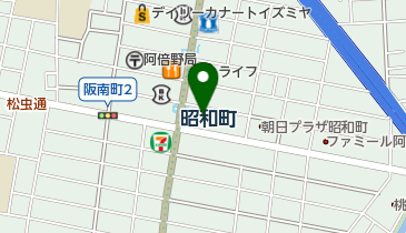 ニチイケアセンター あべのの地図画像