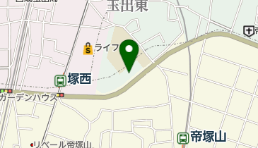 イングリッシュネットワーク帝塚山本校の地図画像