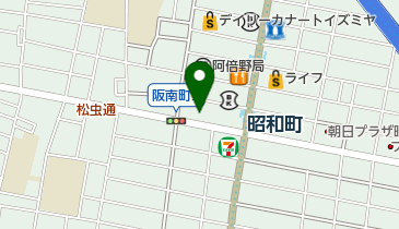 株式会社マックスシステム 阿倍野店の地図画像