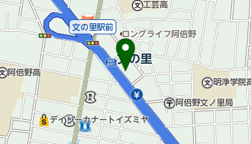報親教本部の地図画像
