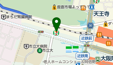 ジュリア・オージェ天王寺店の地図画像