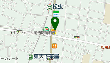 ピザーラ阿倍野店の地図画像