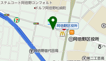 マスコット美容室の地図画像