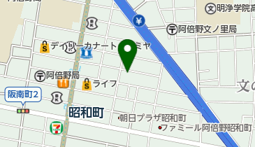 ラスター美容室の地図画像