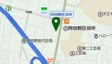力餅アベノ店の地図画像