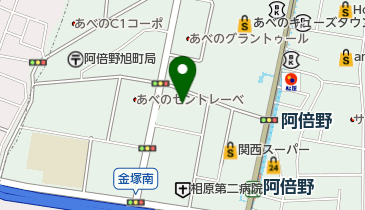 大阪市立阿倍野防災センターの地図画像