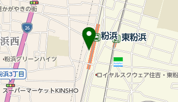 カナリー 粉浜店の地図画像