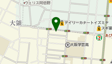アベノ運輸株式会社の地図画像