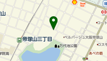 有限会社帝塚山ぷらむの地図画像