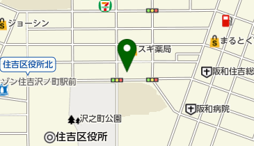 大阪市住吉区医師会訪問看護ステーションの地図画像