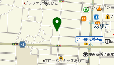 あびこ観音寺の地図画像