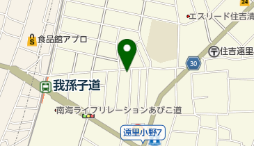 あびこスポーツの地図画像