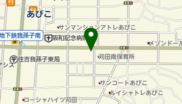 かりた接骨鍼灸治療院の地図画像