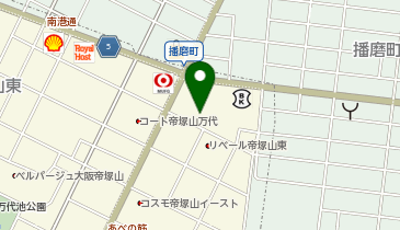 万代モータープールの地図画像