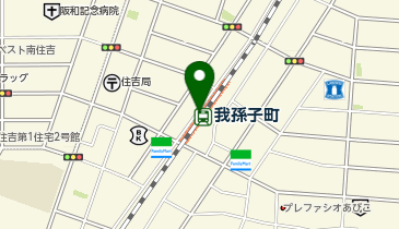 サンエトワール大阪我孫子店の地図画像