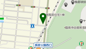 長居ペットサロンの地図画像