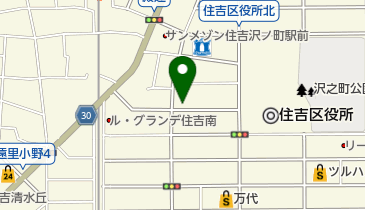 なつめ薬局の地図画像
