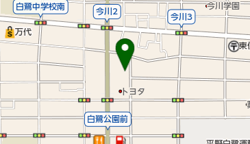 有限会社日本点灯社の地図画像