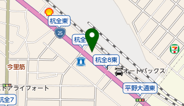 森本部品の地図画像