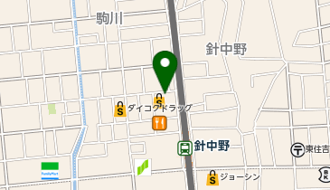 西川家具工芸の地図画像