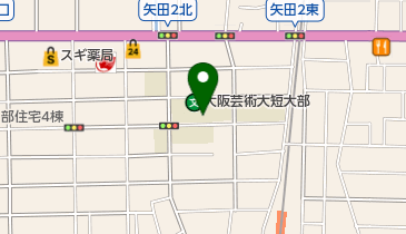 塚本学院 総務課の地図画像