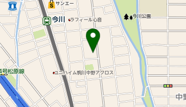 社団法人大阪市東住吉区医師会の地図画像