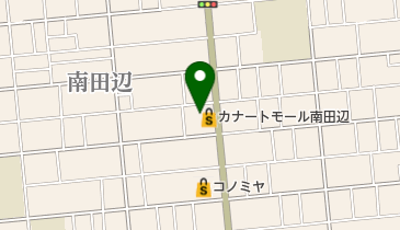 洋服の病院南田辺店の地図画像