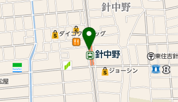 株式会社近商ストア 針中野店の地図画像