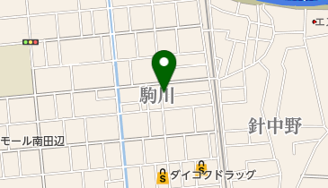 株式会社アフラックサービスショップ募集代理店フォーライフ駒川店の地図画像