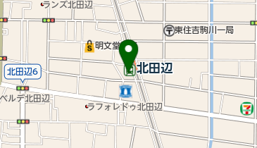 青葉堂薬局 北田辺店の地図画像