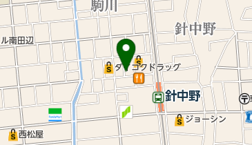 モリタ洋品店の地図画像