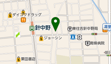有限会社山阪屋 針中野店の地図画像