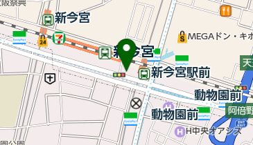 丸美衣料株式会社 萩之茶屋本店の地図画像