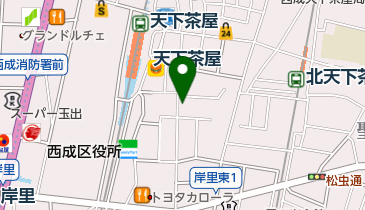 ハナテン引越サービスの地図画像