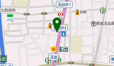 大前金物カギ工場の地図画像