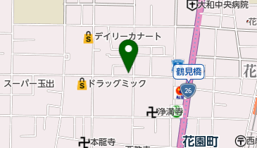 ヒロヤス袋物店の地図画像