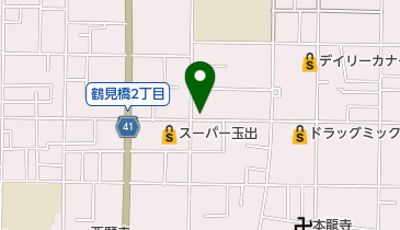 宇治沢電気商会の地図画像