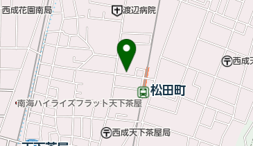 天下茶屋文化会館の地図画像