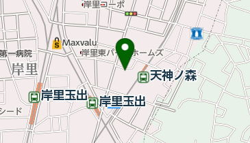 タケダ美容室の地図画像